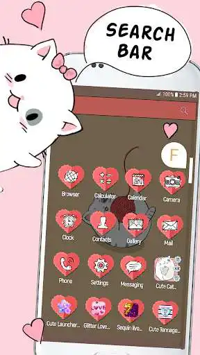 Play Cute Cat Launcher as an online game Cute Cat Launcher with UptoPlay