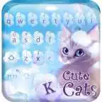 Free play online Cute Cats Keyboard Theme  APK