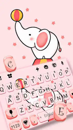 Play Cute Circus Elephant Keyboard Background  and enjoy Cute Circus Elephant Keyboard Background with UptoPlay