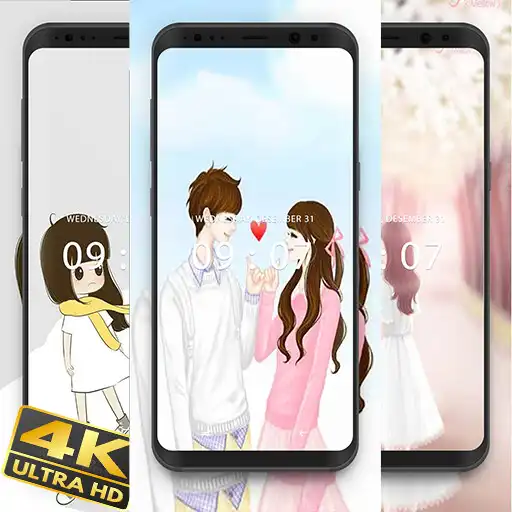 Play Cute Couple Wallpaper 4K HD APK