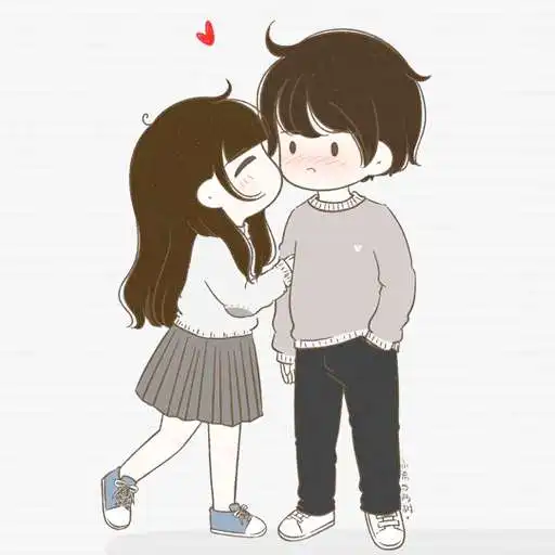 Play cute couple wallpapers APK