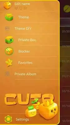 Play Cute Cubes SMS Theme