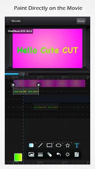 Play Cute CUT - Video Editor  Movi as an online game Cute CUT - Video Editor  Movi with UptoPlay