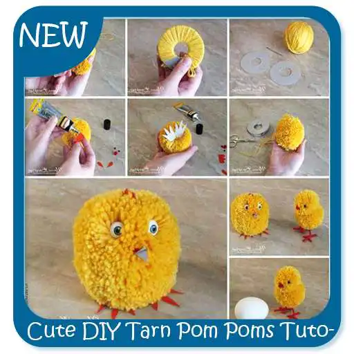 Run free android online Cute DIY Tarn Pom Poms Tutorial APK