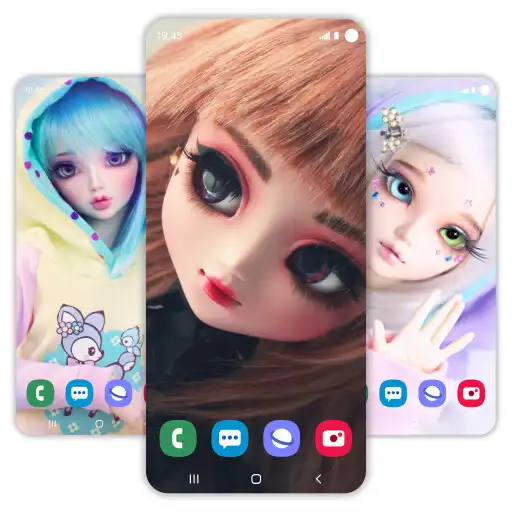 Play Cute Doll Wallpaper -Beautiful APK