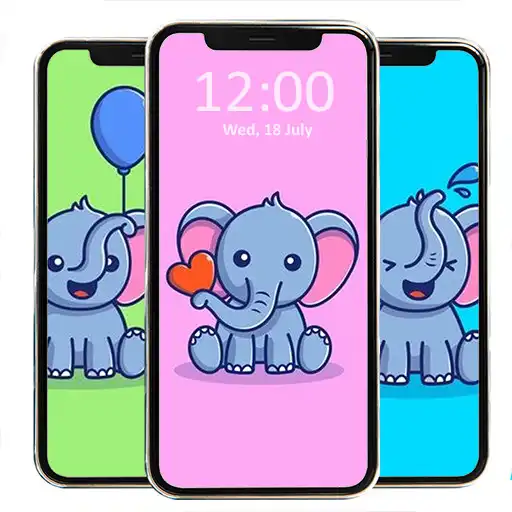 Play Cute Elephant Wallpaper APK