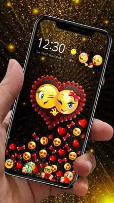 Play Cute Emoji Couple Gravity Theme