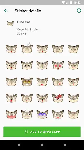 Play Cute Fox and Cat Stickers - WAStickerApps as an online game Cute Fox and Cat Stickers - WAStickerApps with UptoPlay