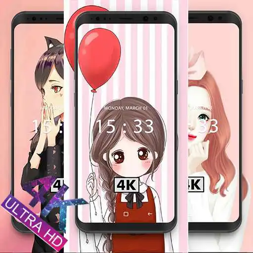 Play Cute Girly Wallpaper HD 4K APK