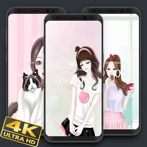 Play Cute Girly Wallpapers HD 4K APK