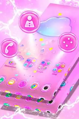 Play Cute Hearts Launcher Theme