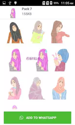 Play APK Cute Hijab Muslimah Stickers - WAStickerApps  and enjoy Cute Hijab Muslimah Stickers - WAStickerApps with UptoPlay com.toptrendyapps.lovesticker