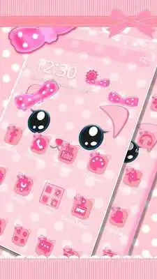 Play Cute Kawaii Pink Cat Theme