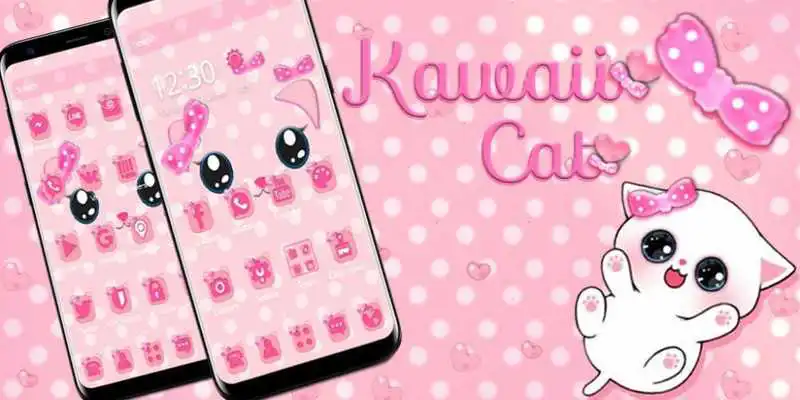 Play Cute Kawaii Pink Cat Theme