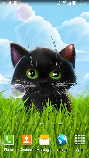 Play Cute Kitten Live Wallpaper