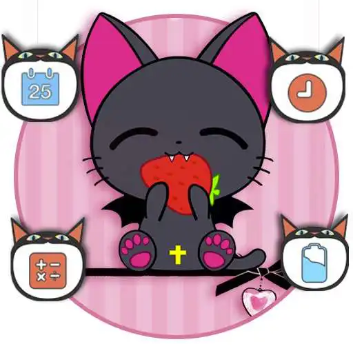 Play Cute kitty theme list APK