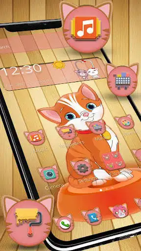 Play Cute kitty theme list as an online game Cute kitty theme list with UptoPlay