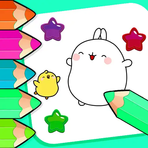 Play Cute Molang Coloring Book APK