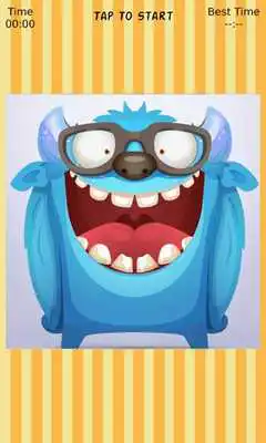 Play Cute Monster Sliding Puzzle