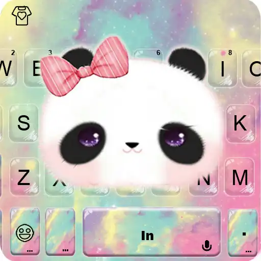 Play Cuteness Panda Keyboard - lovely theme APK