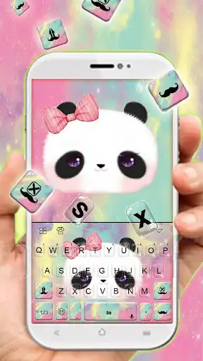 Play Cuteness Panda Keyboard - lovely theme  and enjoy Cuteness Panda Keyboard - lovely theme with UptoPlay