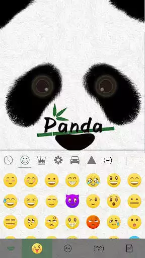 Play Cute Panda Keyboard Theme as an online game Cute Panda Keyboard Theme with UptoPlay