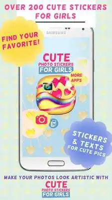 Play Cute Photo Stickers for Girls