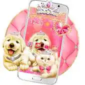 Free play online Cute Pinky Pets Theme APK