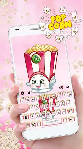 Play Cute Popcorn Keyboard Theme  and enjoy Cute Popcorn Keyboard Theme with UptoPlay