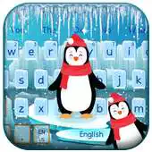 Free play online Cute Snow Penguin Keyboard Theme APK