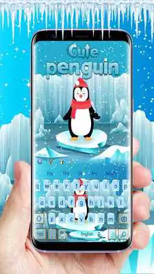 Play Cute Snow Penguin Keyboard Theme