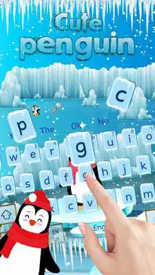 Play Cute Snow Penguin Keyboard Theme