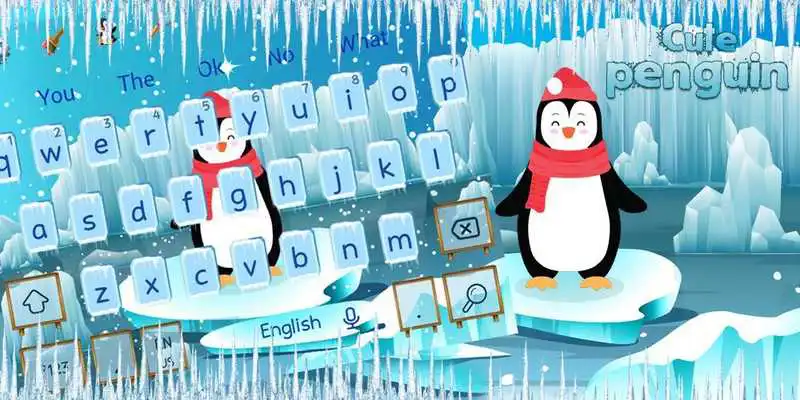 Play Cute Snow Penguin Keyboard Theme