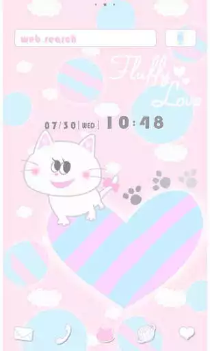 Play Cute Theme Fluffy Love