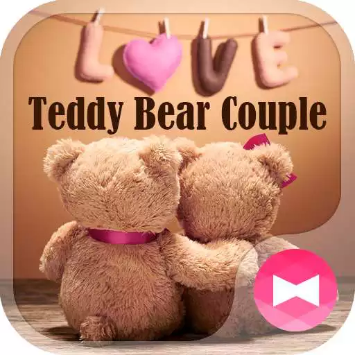 Run free android online Cute Theme Teddy Bear Couple APK