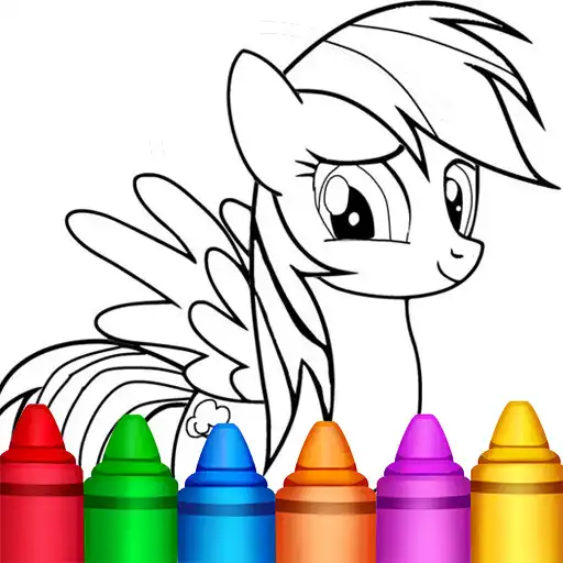 Play cute toca pony drawing book APK