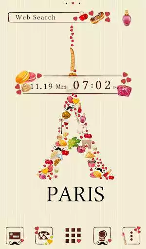 Play APK Cute Wallpaper Sweet Paris Theme  and enjoy Cute Wallpaper Sweet Paris Theme with UptoPlay jp.co.a_tm.android.plus_sweet_paris