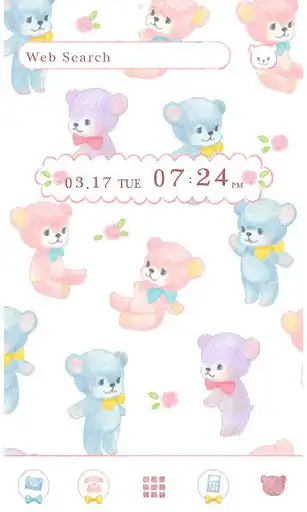 Play Cute wallpaper-Teddy Bears-