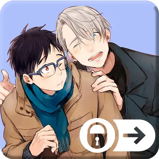 Play Cute Yuri Anime Wallpaper Ice Skating Screen Lock APK