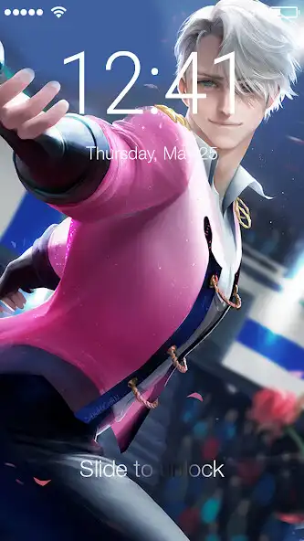 Play Cute Yuri Anime Wallpaper Ice Skating Screen Lock  and enjoy Cute Yuri Anime Wallpaper Ice Skating Screen Lock with UptoPlay