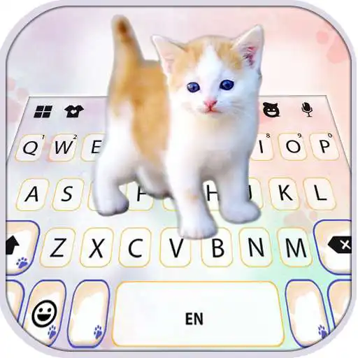 Play Cutie Kitten Keyboard Background APK