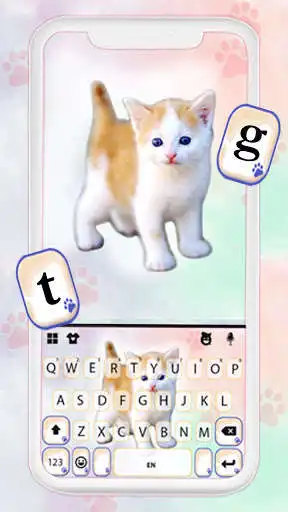 Play Cutie Kitten Keyboard Background  and enjoy Cutie Kitten Keyboard Background with UptoPlay