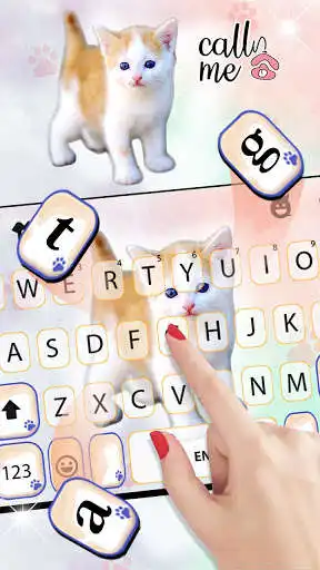 Play Cutie Kitten Keyboard Background as an online game Cutie Kitten Keyboard Background with UptoPlay