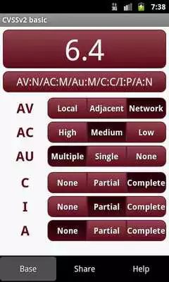 Play CVSS Calculator basic