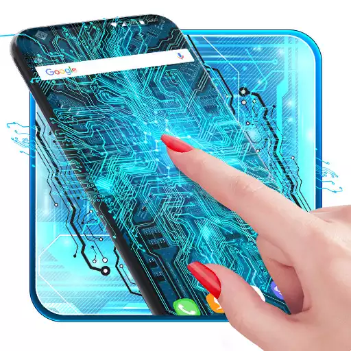 Play Cyber Circuit Live Wallpaper & Animated Keyboard APK