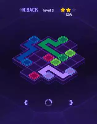 Play Cyber Dots: connect lines game