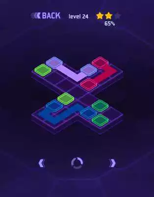 Play Cyber Dots: connect lines game