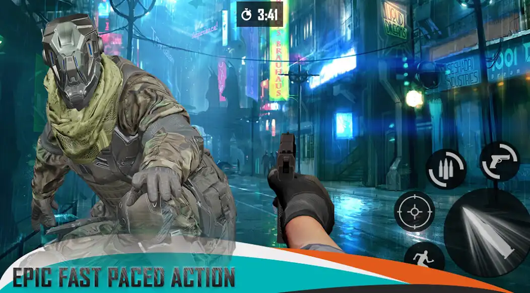 Play Cyber Ops: FPS Shooting  and enjoy Cyber Ops: FPS Shooting with UptoPlay