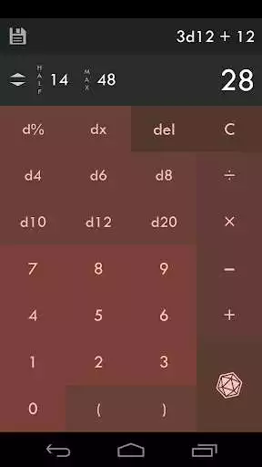 Play d20 Calculator