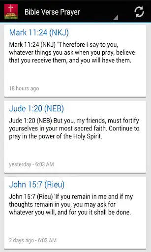 Play Daily Bible Quotes (Verses) as an online game Daily Bible Quotes (Verses) with UptoPlay